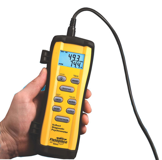 New Fieldpiece Srh3 In Duct Digital Psychrometer With 38 Telescoping Probe Ebay 4807