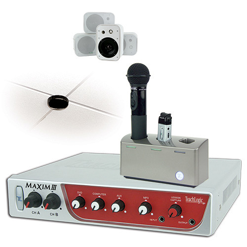 Teach Logic IRM-5650/WM4 Digital hybrid sound-field wireless classroom  microphone system