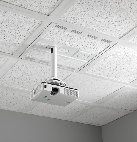 Details About Chief Cms492c 2 X 2 Projector Housing Ceiling Tile Plenum Rated Storage Box