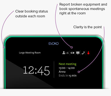 Evoko ERM1001 Room Manager | Touchboards